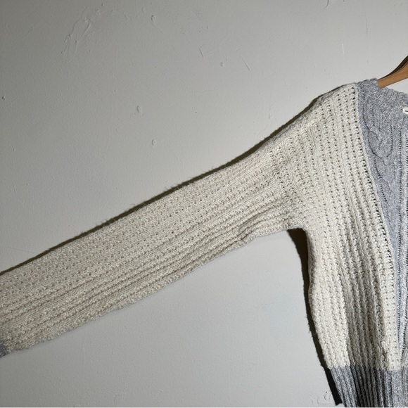 Anthropologie Sleeping On Snow Cable Knit Long Sleeve Sweater Size Medium Women - Picture 3 of 15